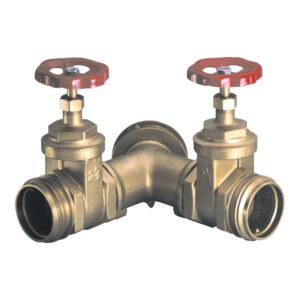 46 divisore a due vie con saracinesche