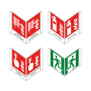 104 cartello indicatore bifacciale