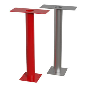 251/A piantana centrale cilindrica per cassetta