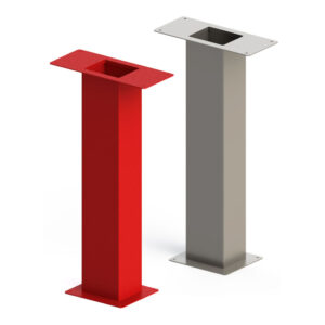 251/B piantana centrale rettangolare per cassetta