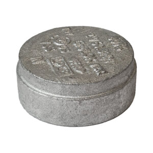 938/Z fondello cieco zincato scanalato